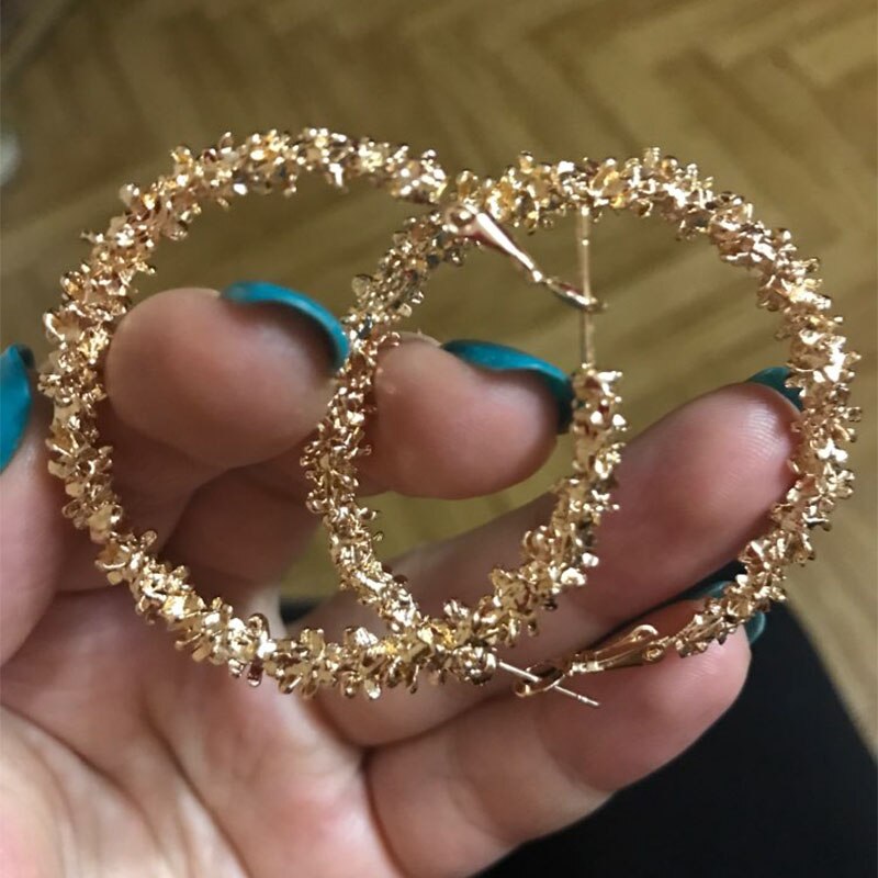 Earings Women For Gold Round Pearl Set