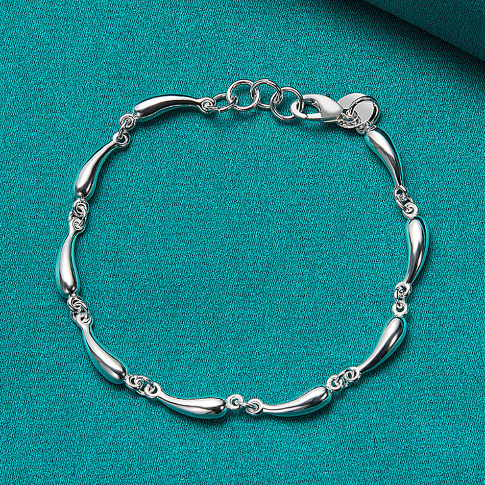 Silver Jewelry Full Water Drop Bracelet Jewelry