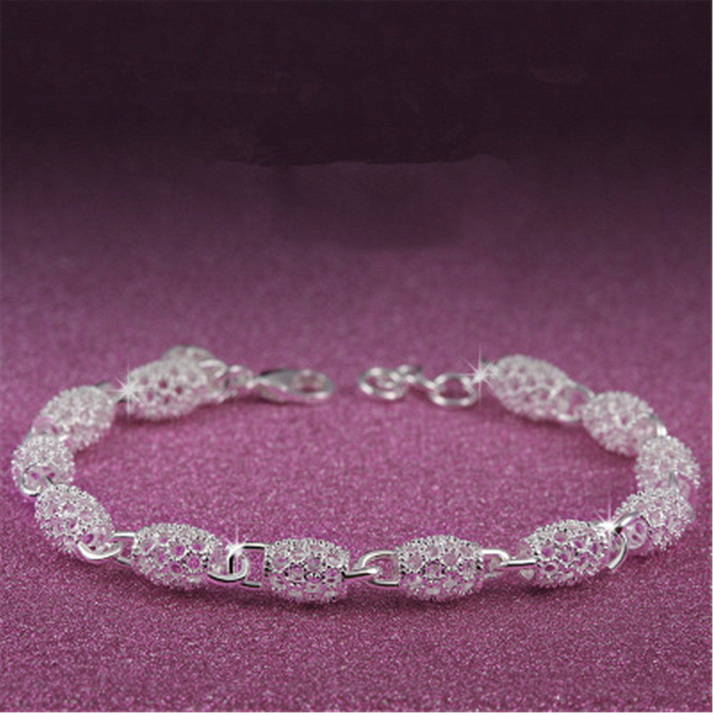 Silver jewelry fashion bracelet