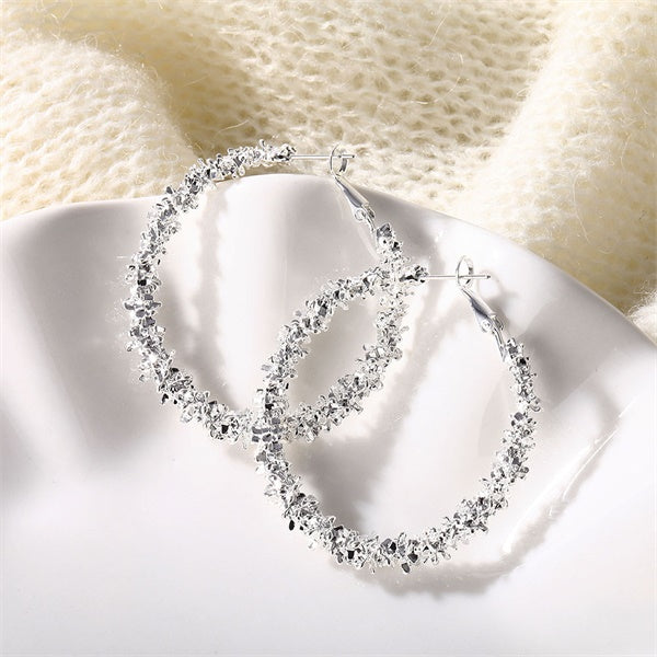 Earings Women For Gold Round Pearl Set